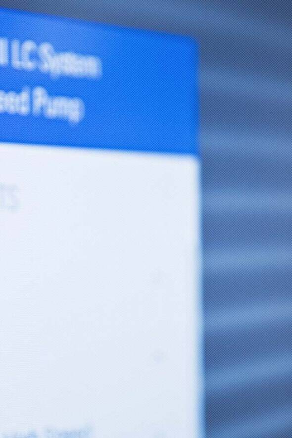 Foto des GUI der Agilent Virtual-Instruments-App / 3D-Echtzeit-App